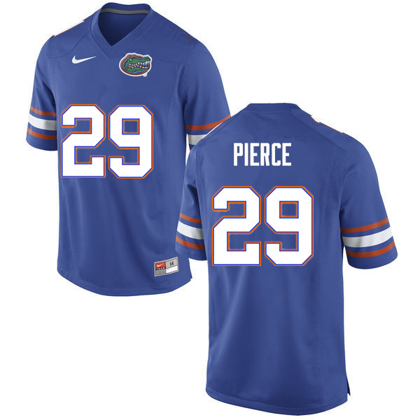 Men #29 Dameon Pierce Florida Gators College Football Jerseys Sale-Blue